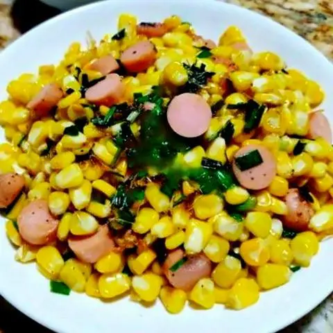 Hình ảnh Bắp xào xúc xích
