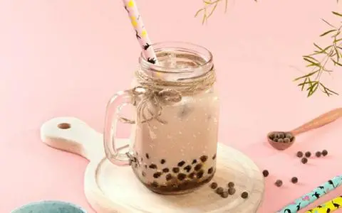 Hình ảnh Trà Sữa Gạo Rang Trân Châu Đen