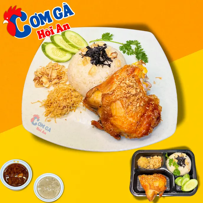 Hình ảnh Xối Gà Tiềm (Má Đùi) Mắm Tỏi