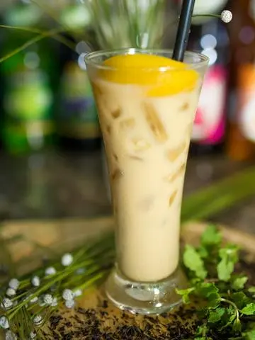 Hình ảnh Trà đào sữa 