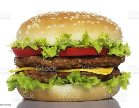 Hình ảnh hamburger bò 
