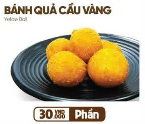 Hình ảnh Bánh quả cầu vàng