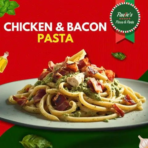 Hình ảnh Mì Ý Gà & Ba Rọi Heo Xông Khói | Chicken & Bacon Pasta