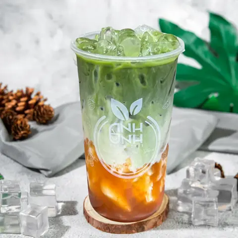 Hình ảnh Matcha Latte Đào (Size L)