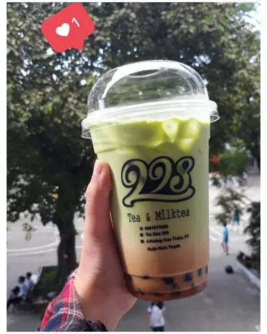 Hình ảnh Matcha trân châu đường đen