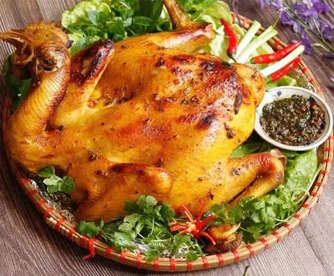Hình ảnh gà nướng nguyên con