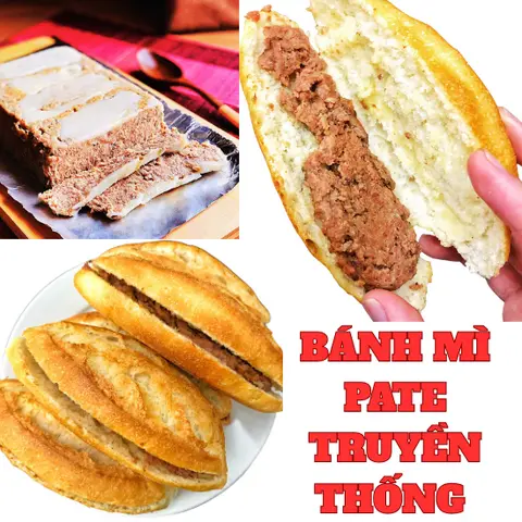 Hình ảnh Bánh Mì Pate Truyền Thống
