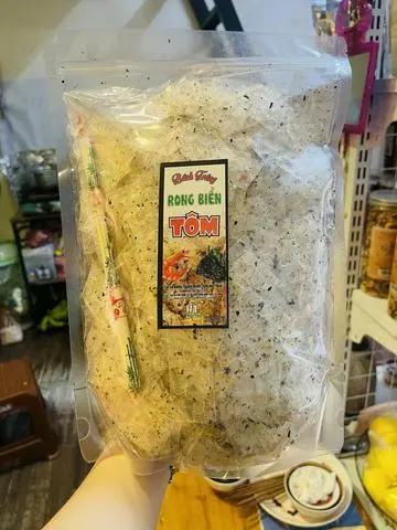 Hình ảnh Bánh tráng rong biển tôm/ túi 500gr