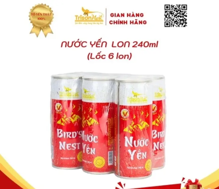 Hình ảnh Lốc 6 Lo n Nước Yến