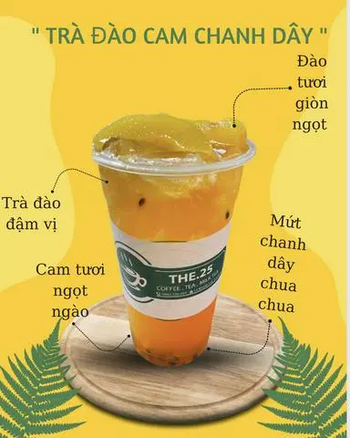 Hình ảnh Trà Đào Cam Chanh Dây - ly 700ml - size L