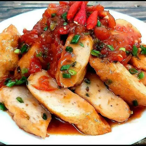 Hình ảnh chả cá xốt cà