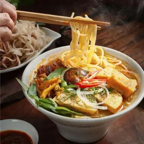 Hình ảnh bún Huế chay