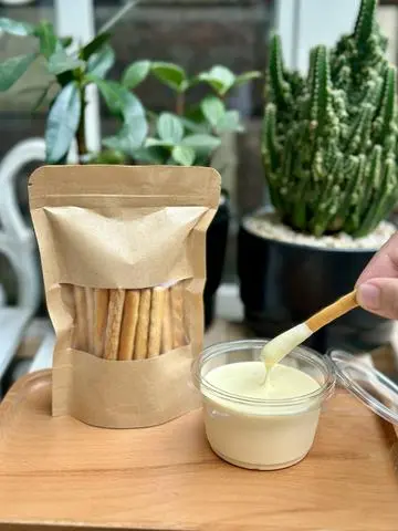 Hình ảnh Bánh Que Chấm Kem Trứng