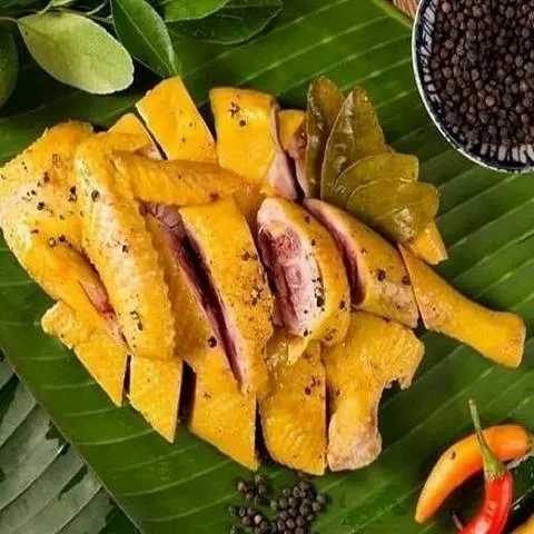 Hình ảnh Gà ủ muối HOA TIÊU (1/2con) Ôm trứng non - CHẶT SẴN