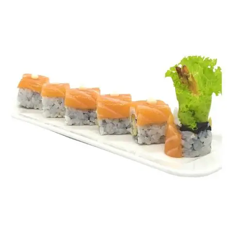 Hình ảnh Sushi Cuộn Tôm Phủ Cá Hồi