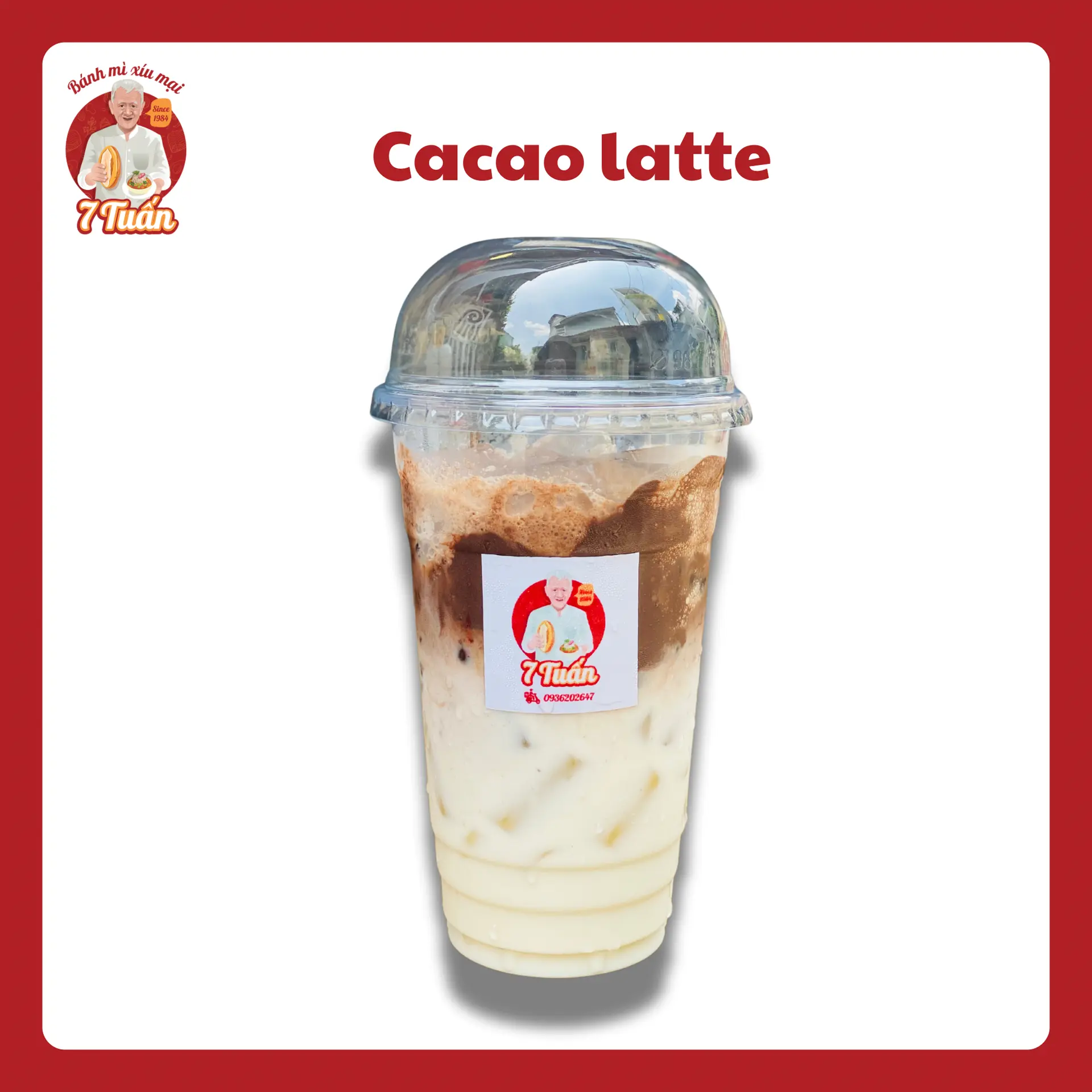 Hình ảnh Cacao latte - ly 700ml