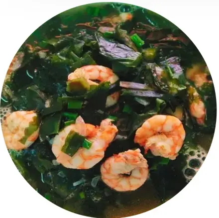 Hình ảnh Canh rong biển tôm & thịt bò - 미역국 (새우, 소고기)