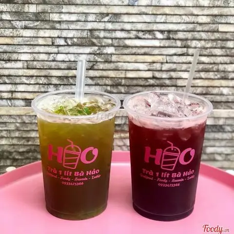 Hình ảnh Hồng trà Hảo Fulltopping ly 1 lít