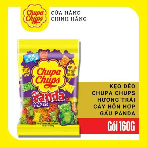 Hình ảnh Kẹo dẻo Chupa Chups hình Gấu Panda
