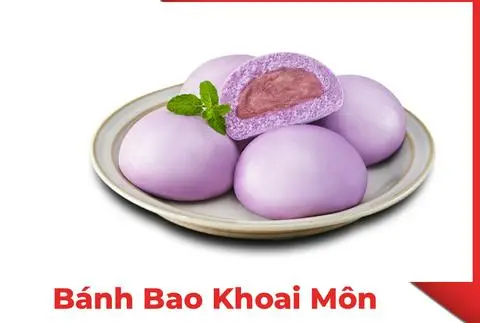 Hình ảnh Bánh bao khoai môn
