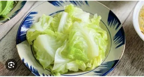 Hình ảnh Bắp Cải Trắng Luộc (ko kèm sốt)