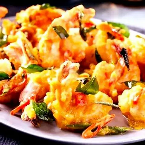 Hình ảnh Tôm rang trứng muối