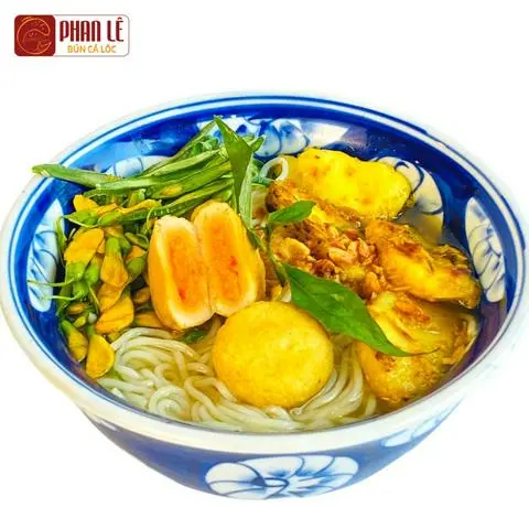 Hình ảnh Bún Cá + Cá Viên (Nhân Trứng Cá)
