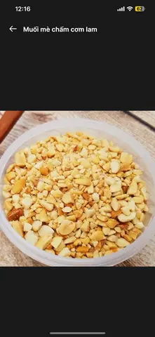 Hình ảnh Muối mè chấm cơm lam 