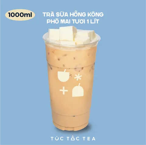 Hình ảnh TRÀ SỮA HONGKONG PHÔ MAI TƯƠI 1 LÍT