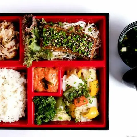Hình ảnh Salmon teriyaki set