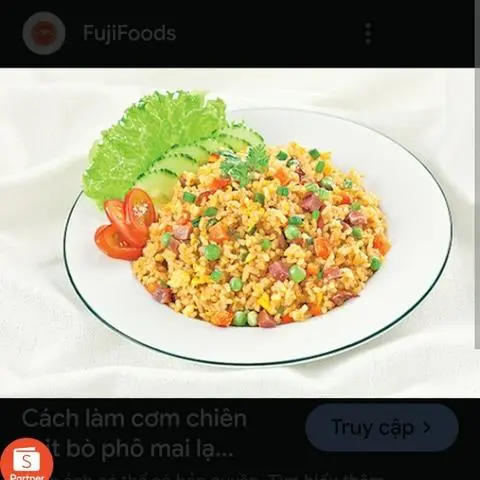 Hình ảnh cơm chiên bò 