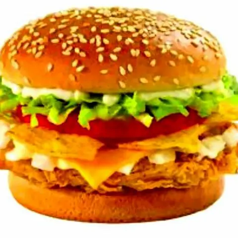 Hình ảnh Humburger bò trứng