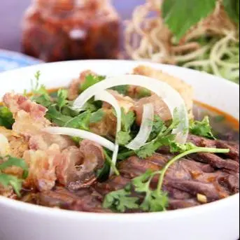 Hình ảnh bún bò nạm gân