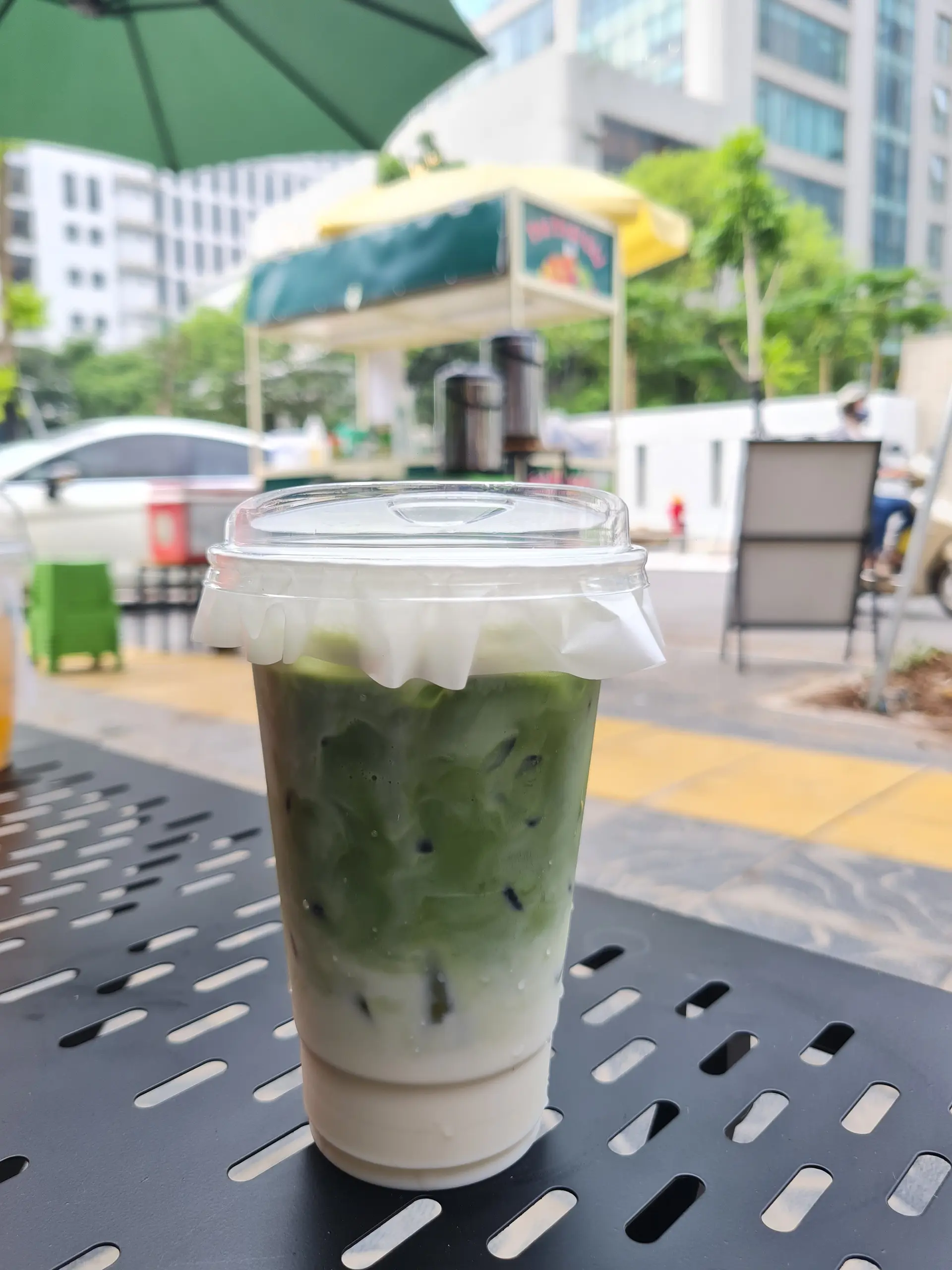 Hình ảnh Matcha Latte kem muối