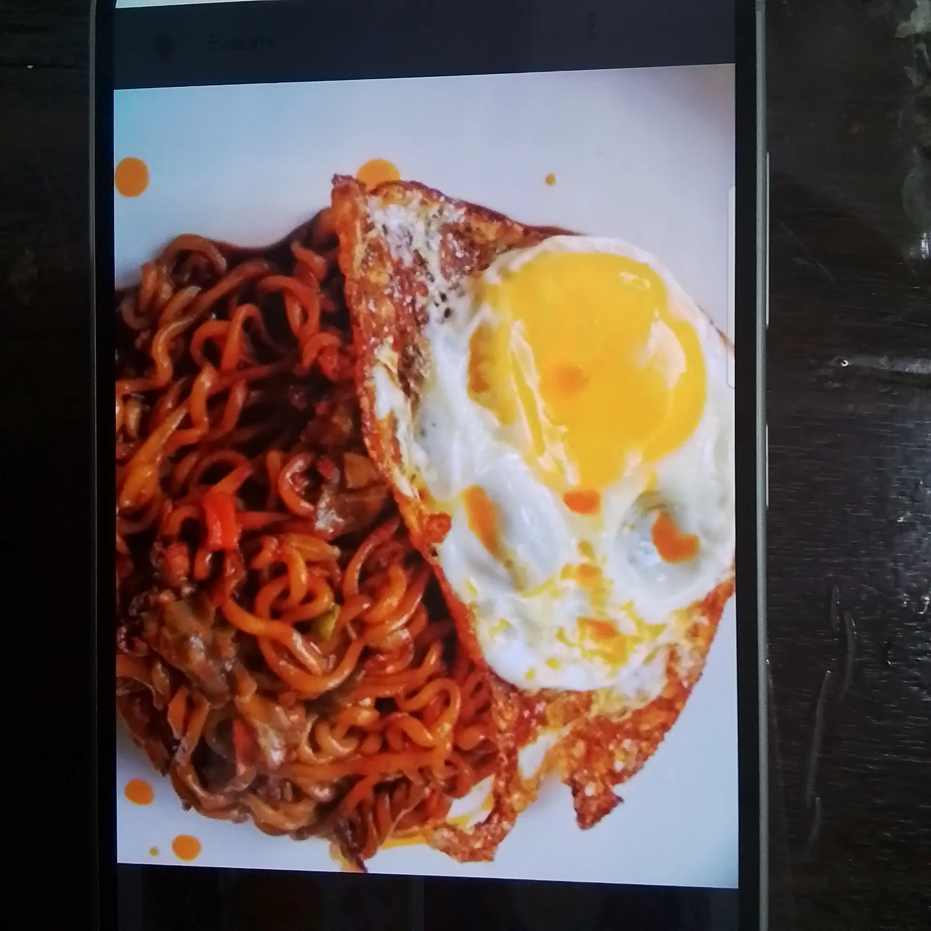 Hình ảnh Mì Trộn Indomie vị sườn Ốp La 