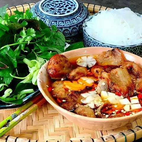 Hình ảnh Bún Chả Hà Nội - Nước Rau Má Đậu Xanh