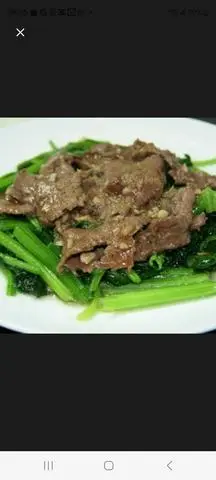 Hình ảnh Cải bó xôi xào bò