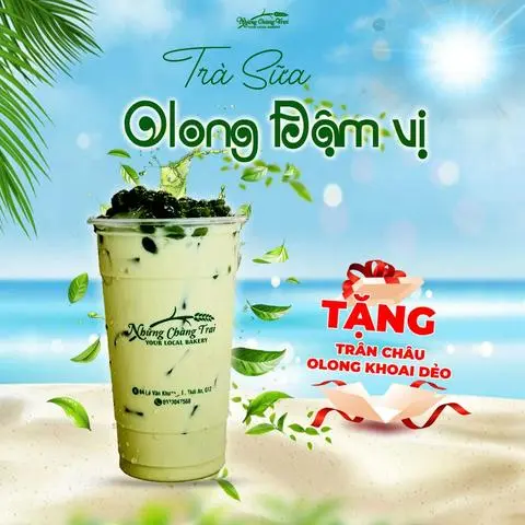 Hình ảnh Trà Sữa Ô Long 3 Lá