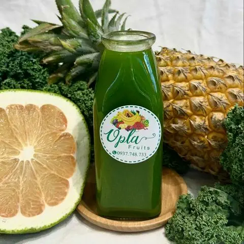 Hình ảnh (D9) Bưởi - dứa - cải kale