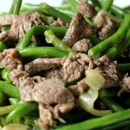 Hình ảnh Cơm đậu đũa xào thịt+ canh