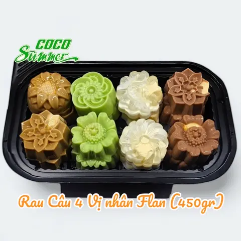 Hình ảnh Rau câu 4 vị nhân flan - 450g