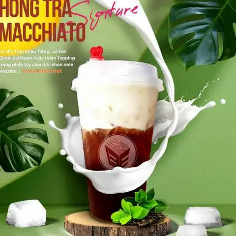 Hình ảnh Hồng trà Macchiato