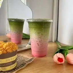 Hình ảnh Matcha Mây Hồng Thái 700ml