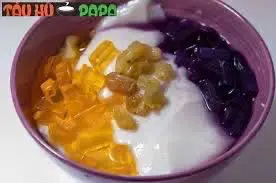 Hình ảnh Tàu hũ hạt sen sương sáo