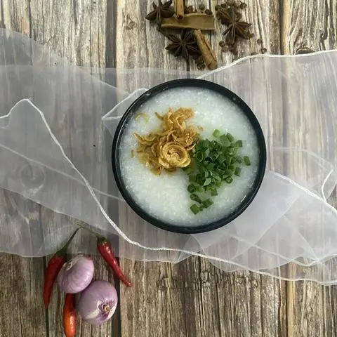 Hình ảnh cháo thêm (cháo nước hằm xương)