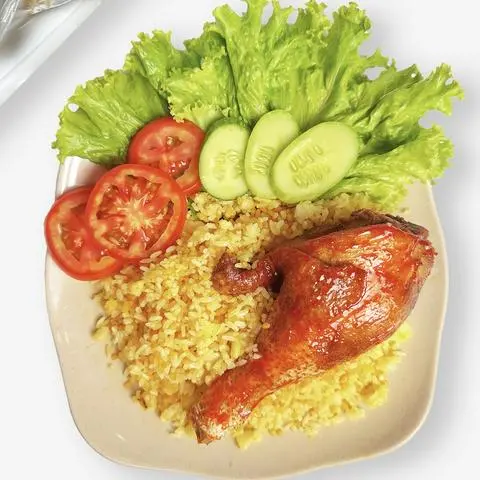 Hình ảnh Cơm Gà đùi VỪA sốt ĐẶC BIỆT + kèm CANH
