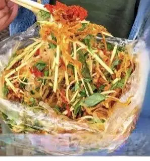 Hình ảnh bánh tráng trộn