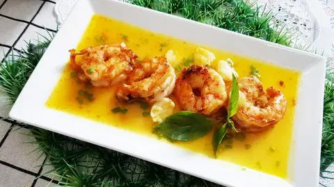 Hình ảnh Sautee Prawn with Butter Shoyu sauce- Tôm áp chảo sốt bơ & shoyu