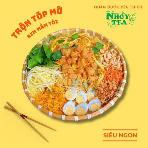 Hình ảnh Trộn Thập Cẩm Tóp Mỡ Rim Tỏi Ớt (3 Trứng)