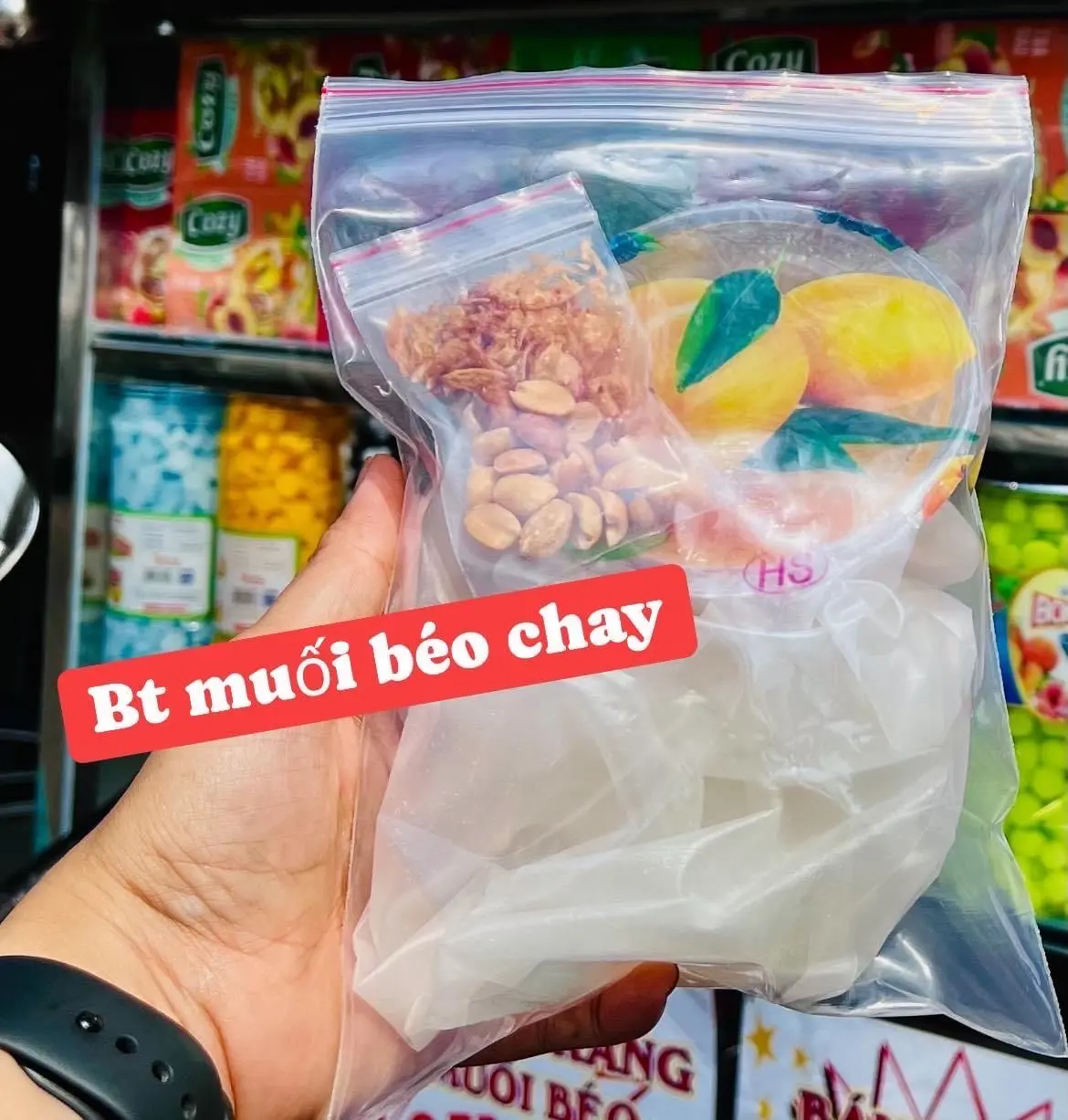Hình ảnh Bánh Tráng Muối Béo 